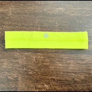 Lululemon Lime green headband